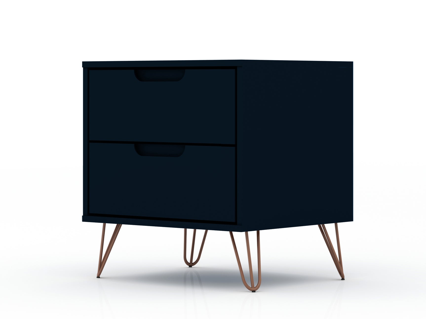 Rockefeller 2.0 Nightstand in Tatiana Midnight Blue - Ornate Home