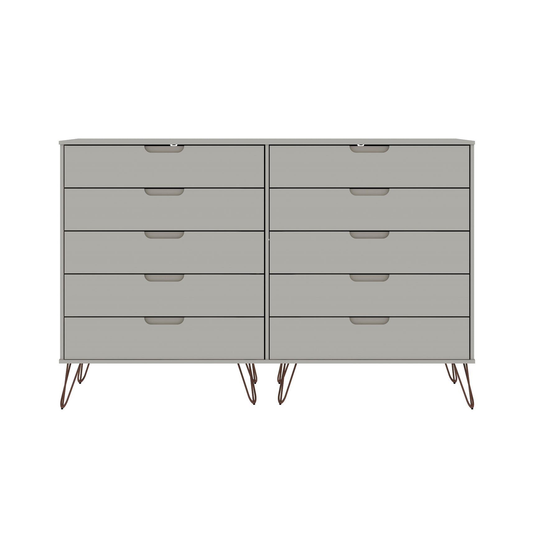 Rockefeller 3-Piece Off White Dresser and Nightstand Set - Ornate Home