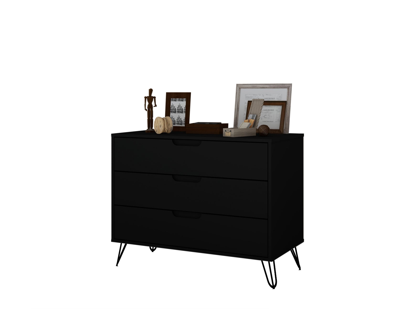 Rockefeller Dresser in Black - Ornate Home