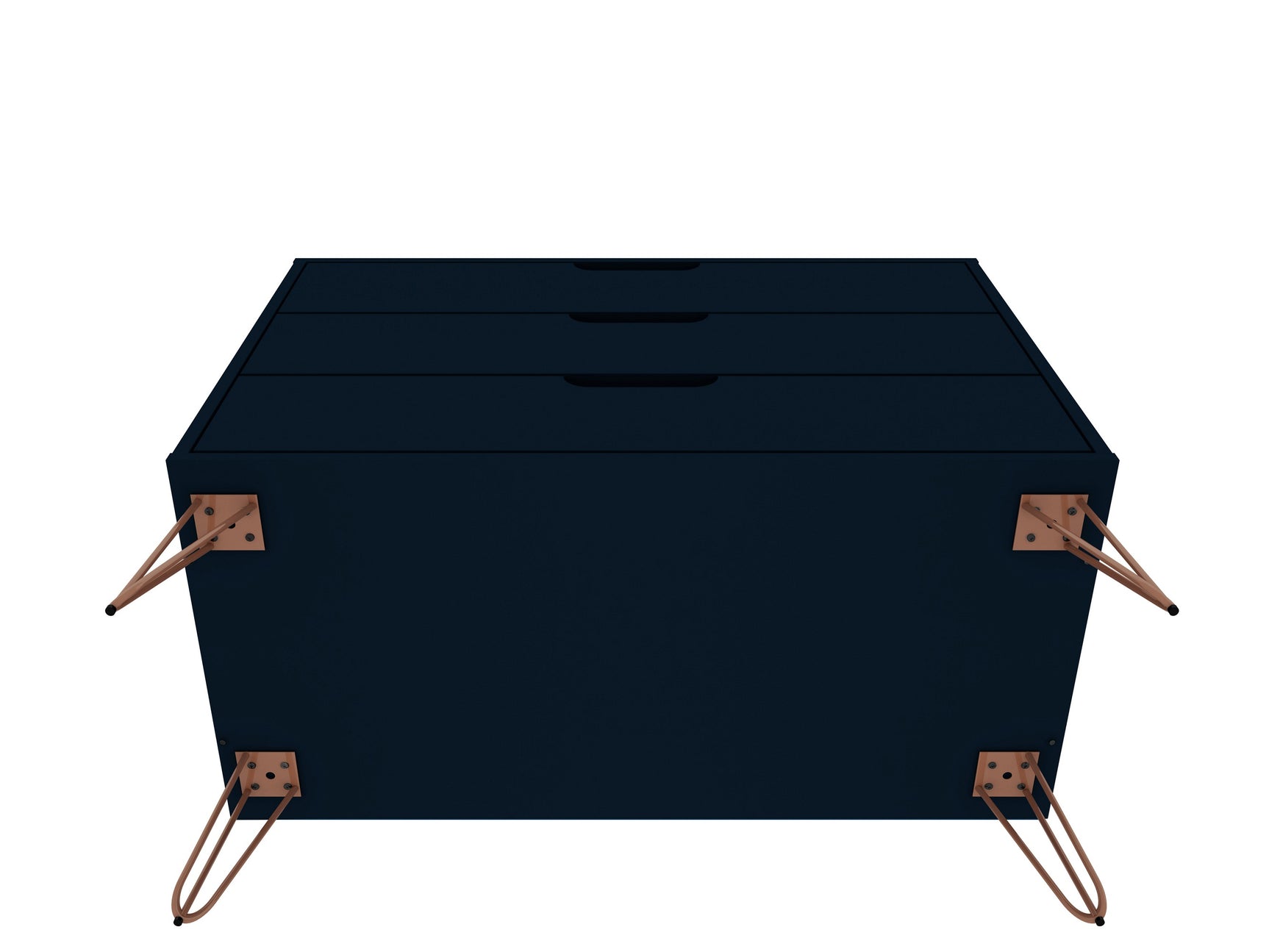 Rockefeller Dresser in Tatiana Midnight Blue (set of 2) - Ornate Home