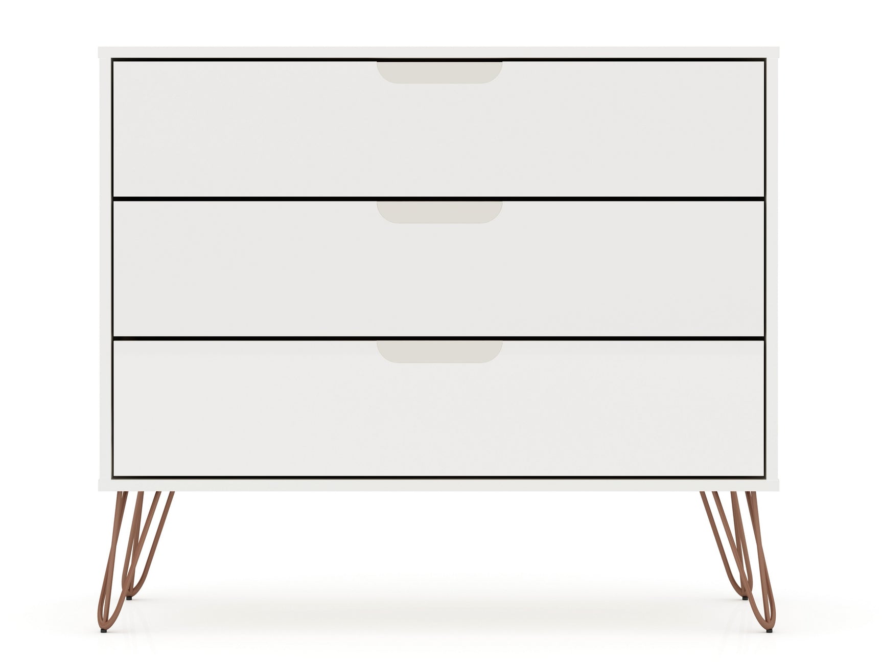 Rockefeller Dresser in White (set of 2) - Ornate Home