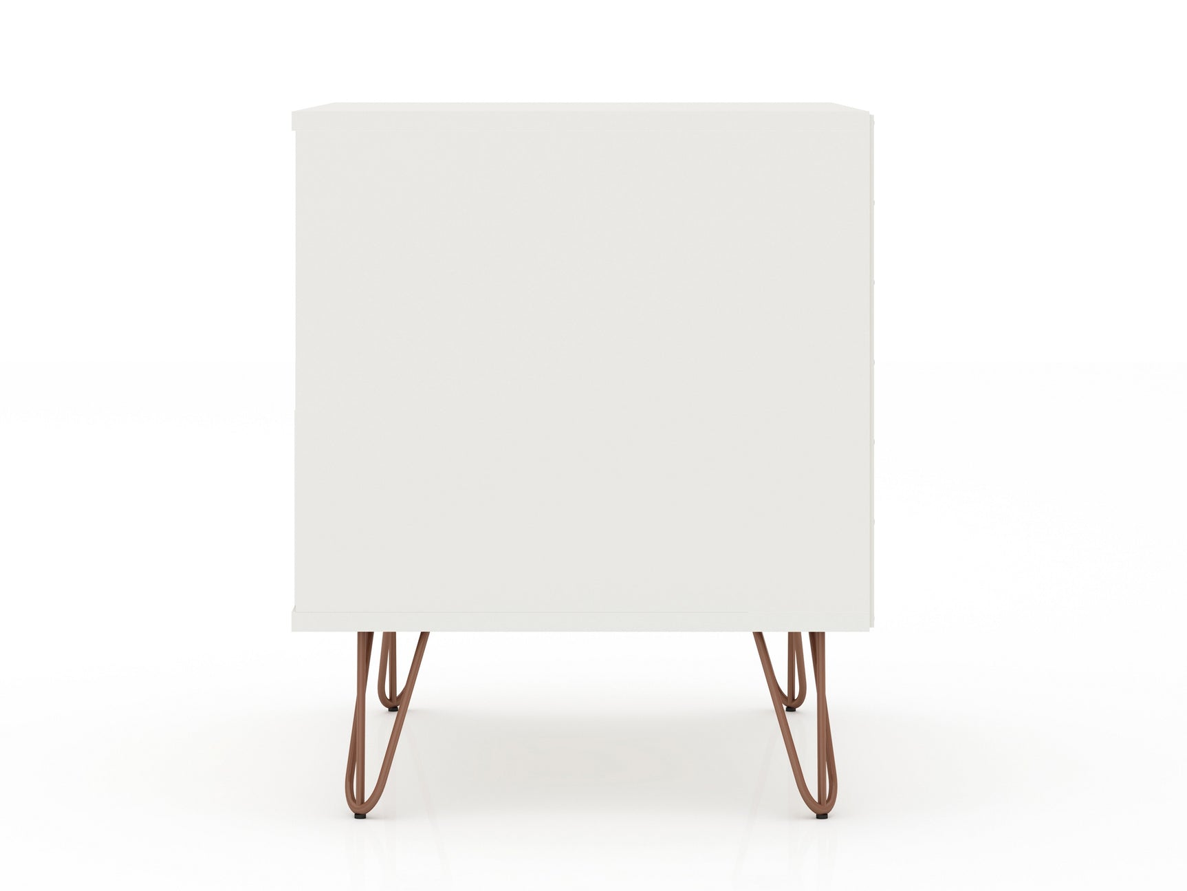 Rockefeller Nightstand 1.0 in White (set of 2) - Ornate Home