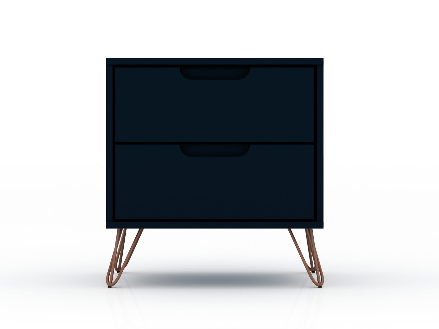 Rockefeller Nightstand 2.0 in Tatiana Midnight Blue (set of 2) - Ornate Home