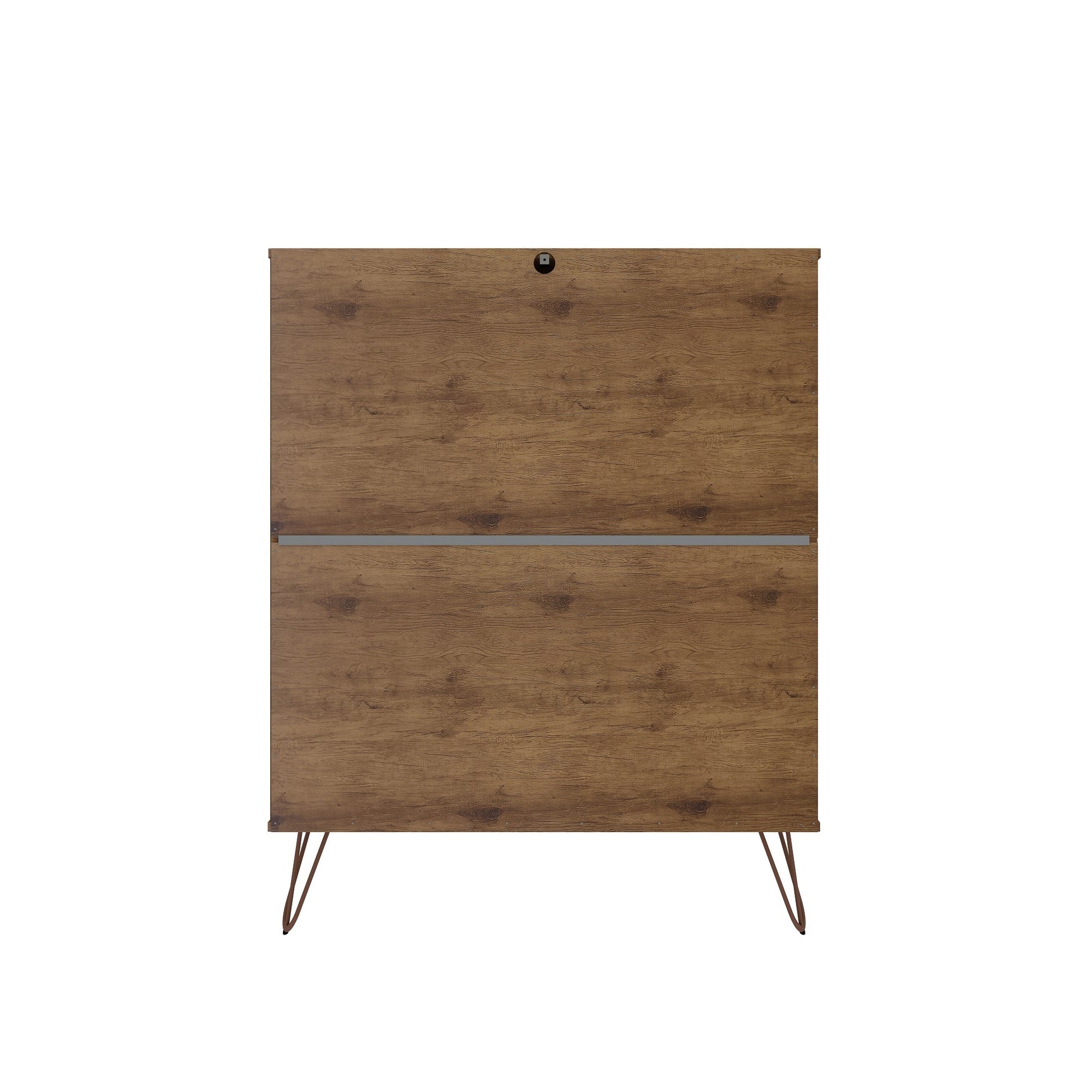 Rockefeller Tall 5-Drawer Dresser and Standard 3-Drawer Dresser in Nature and Rose Pink - Ornate Home