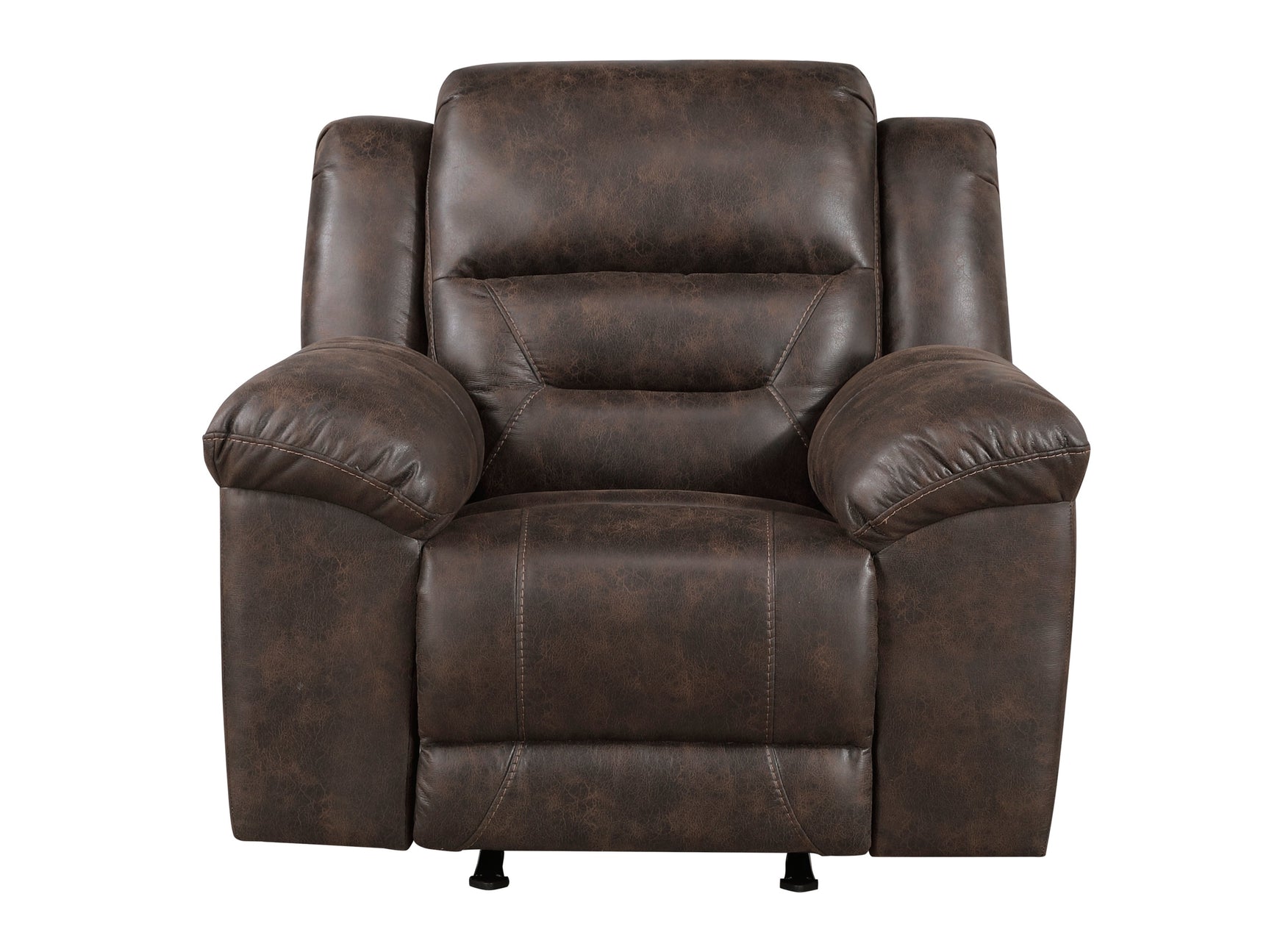 Rocker Reclining Brown Chair - Ornate Home