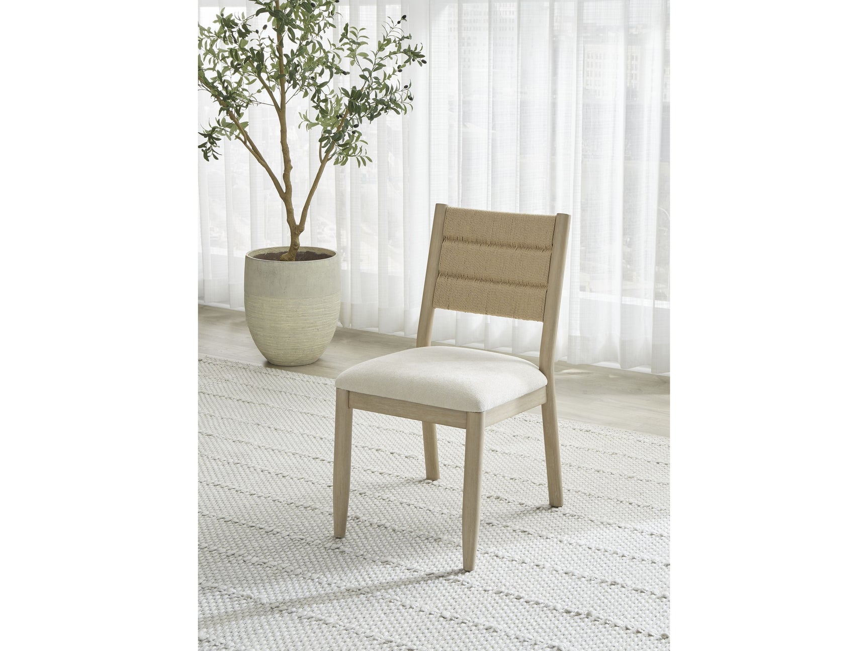 Rockport Chai Danish Cord Dining Chair - Ornate Home