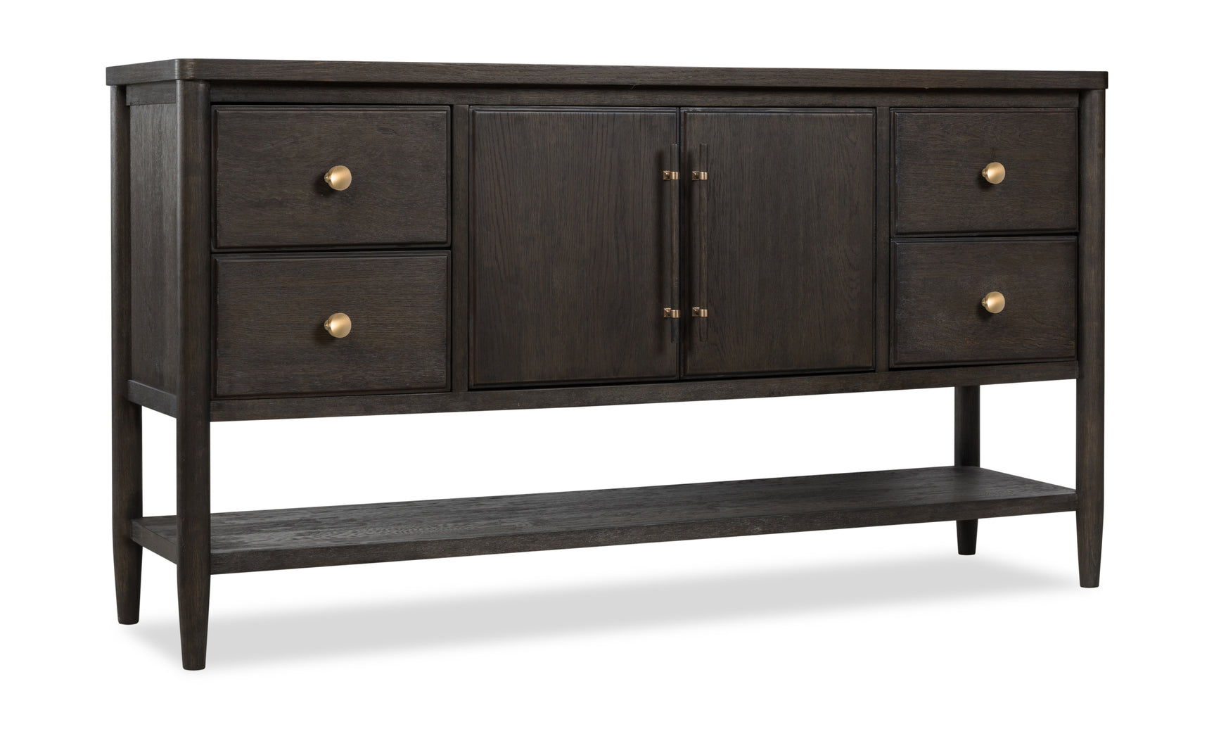 Rockport Four Drawer Two Door Sideboard in Yin - Ornate Home