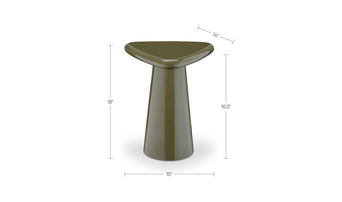 Rodi Dark Green Lacquer Cocktail Table - Ornate Home