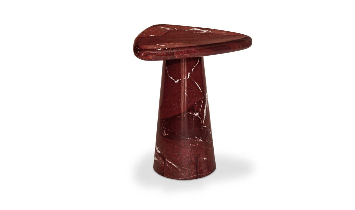 Rodi Rosso Levante Marble Cocktail Table - Ornate Home