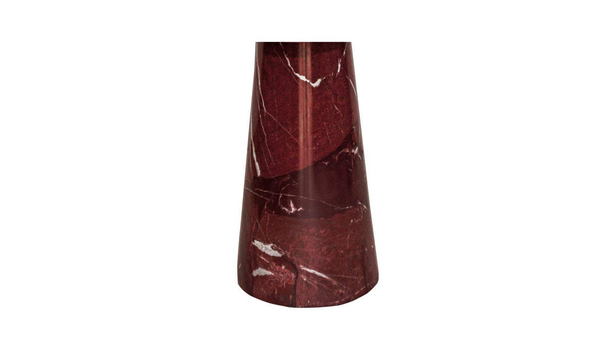 Rodi Rosso Levante Marble Cocktail Table - Ornate Home