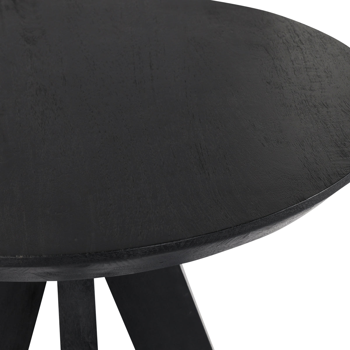 Rodrigo Black Wood Round Bar Table - Ornate Home