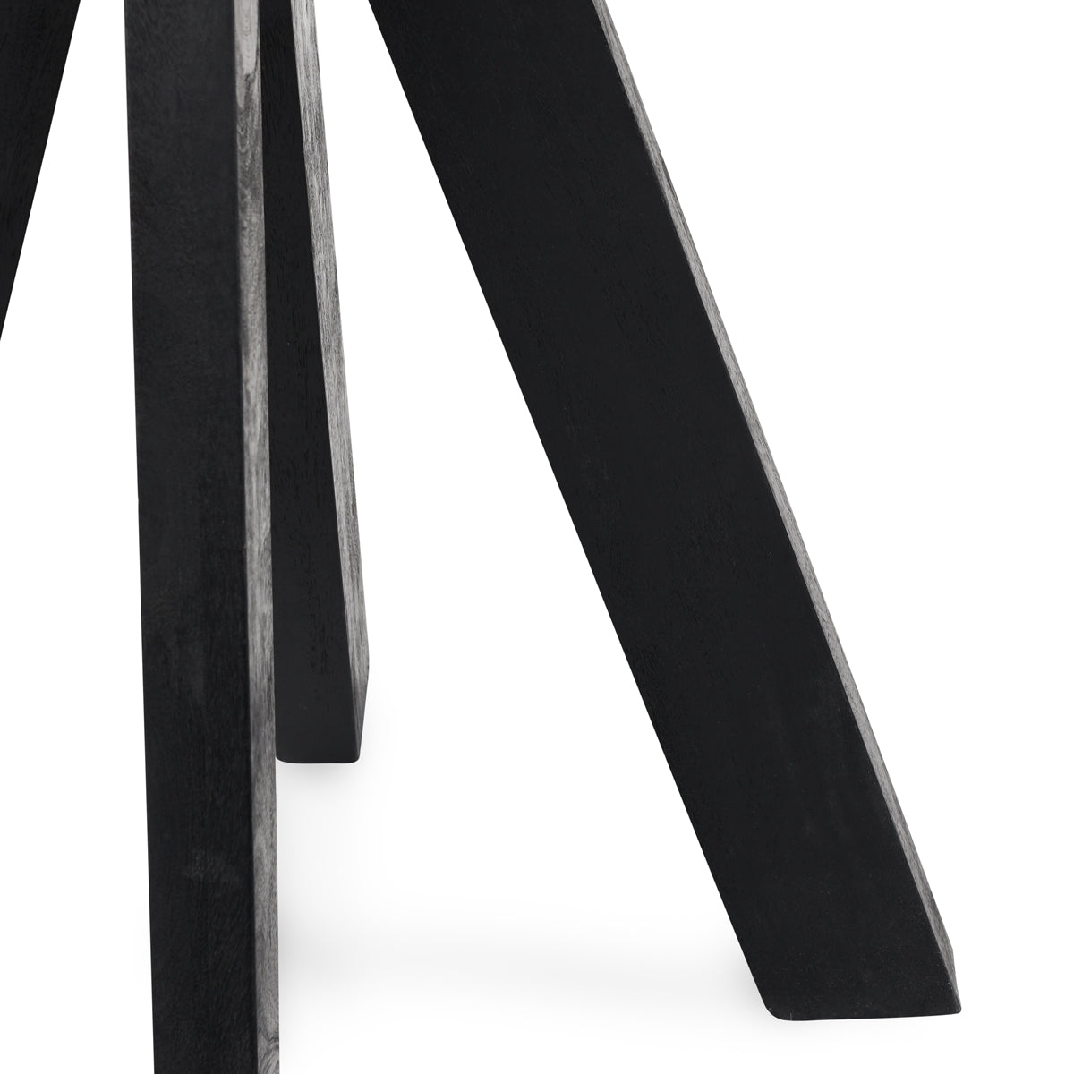 Rodrigo Black Wood Round Bar Table - Ornate Home