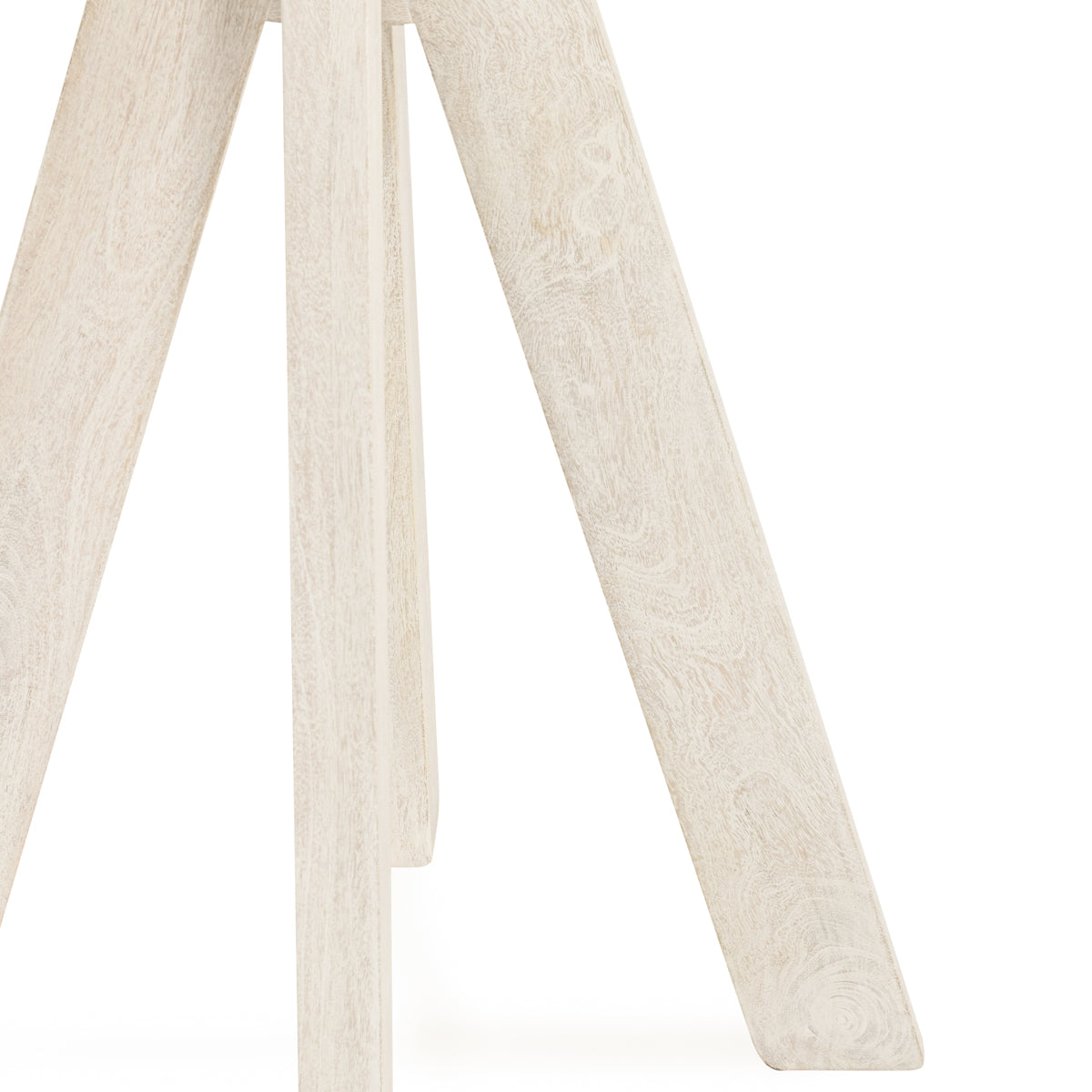 Rodrigo Whitewash Round Counter Table - Ornate Home