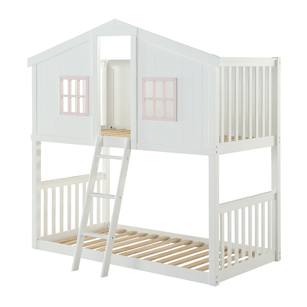 Rohan Cottage Twin/Twin Bunk Bed - Ornate Home