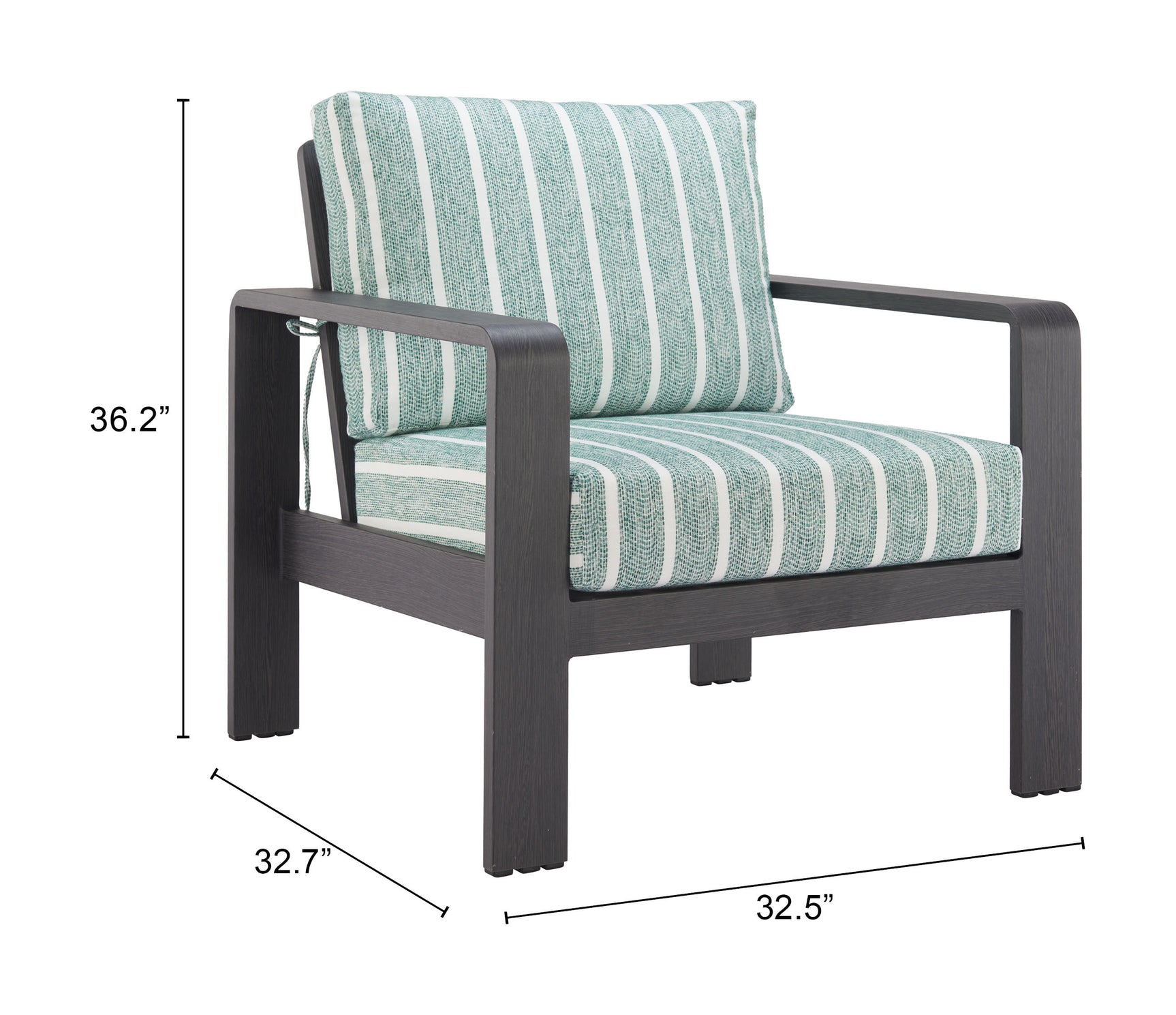 Rolig Green Armchair - Ornate Home