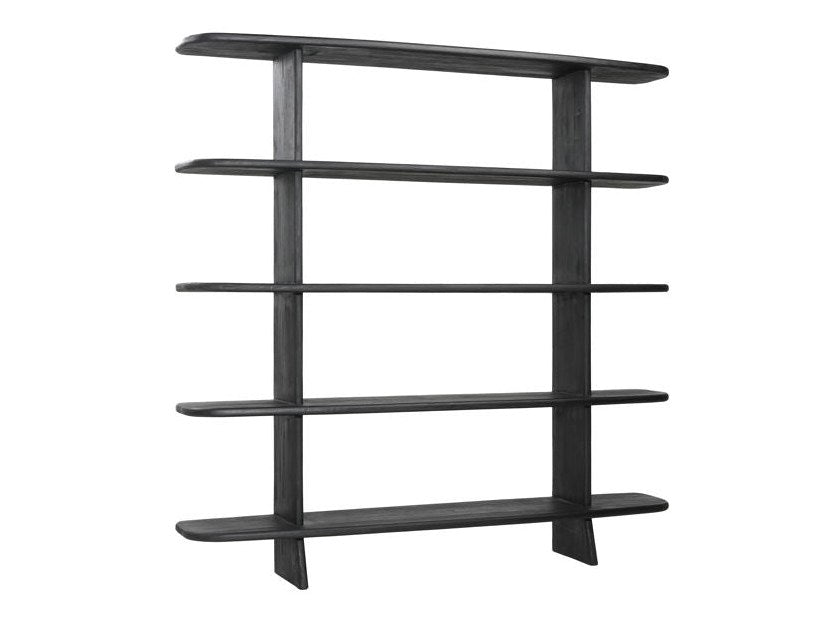 Rolland Black Bookcase - Ornate Home