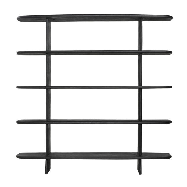 Rolland Black Bookcase - Ornate Home