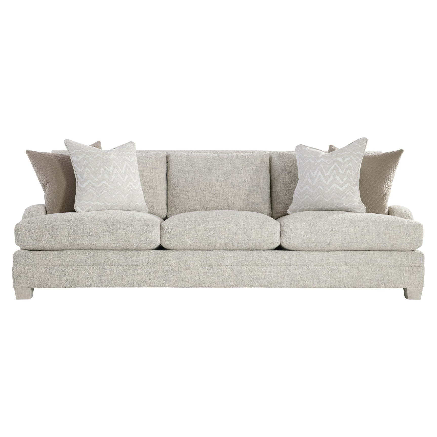 Rollins Beige/Tan Fabric Sofa - Ornate Home