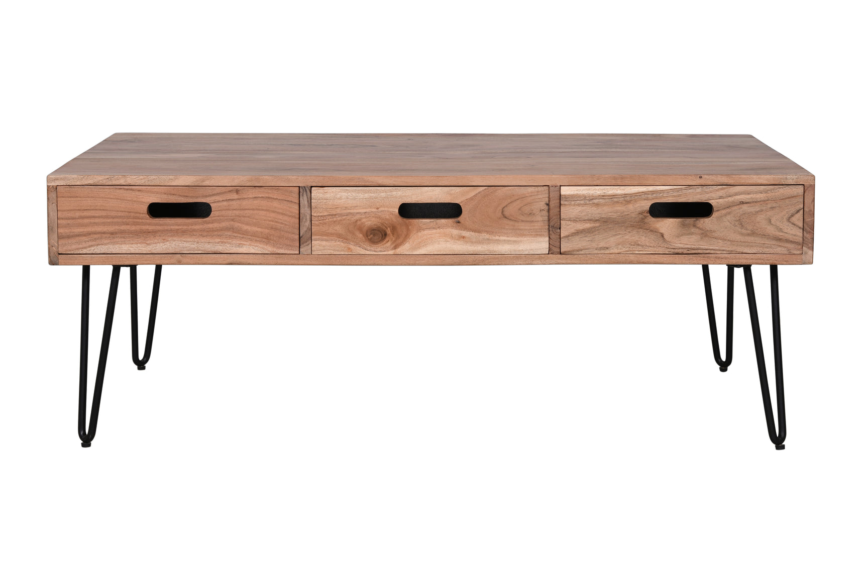 Rollins Natural 3 Drawer Cocktail Table - Ornate Home