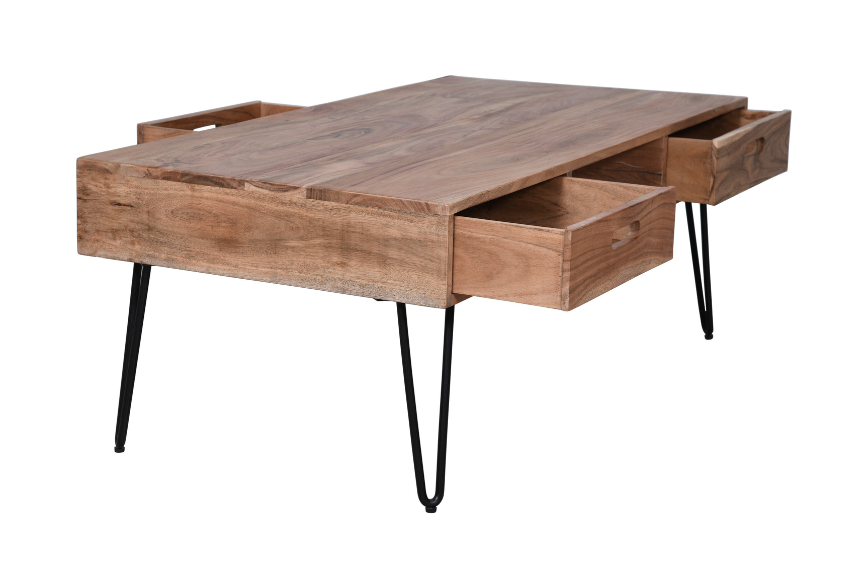 Rollins Natural 3 Drawer Cocktail Table - Ornate Home