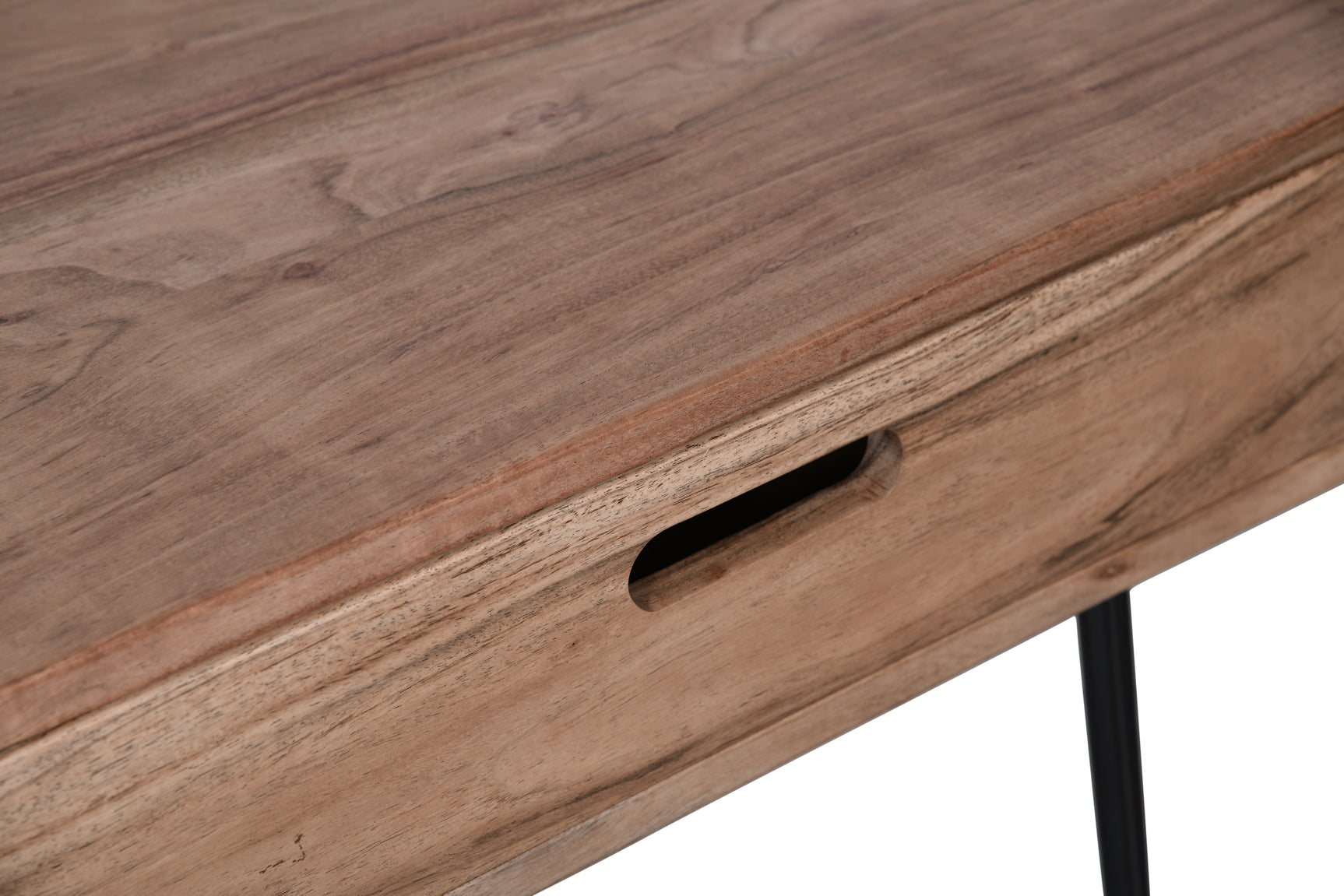 Rollins Natural End Table w/ Drawer - Ornate Home
