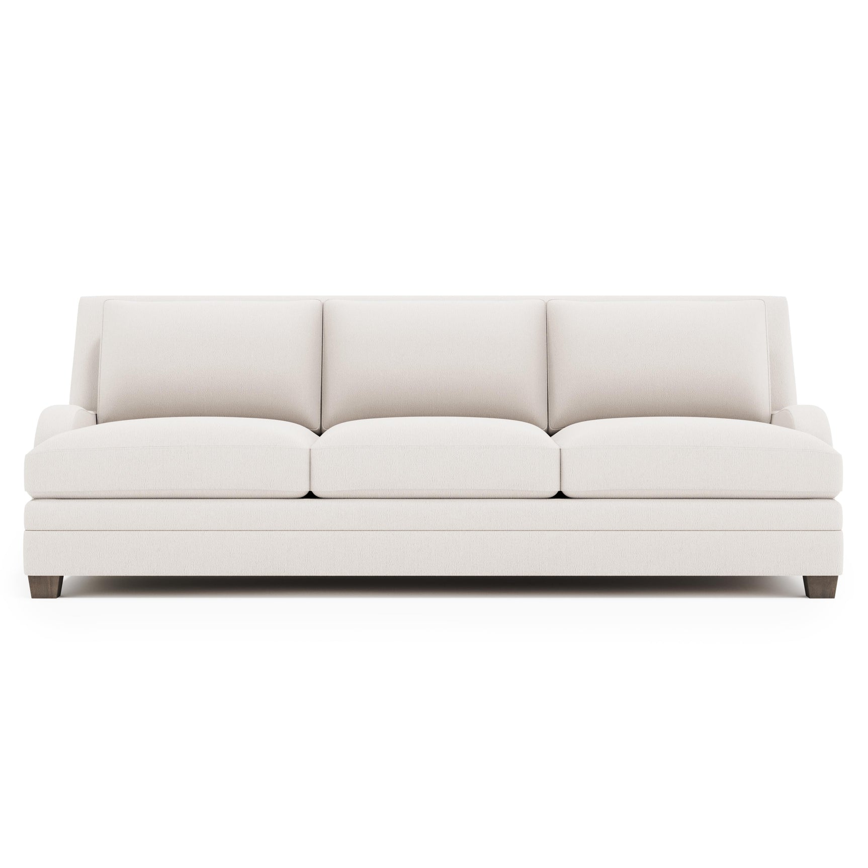 Rollins Weathered Bone - Cerused Sofa Without Pillows - Ornate Home