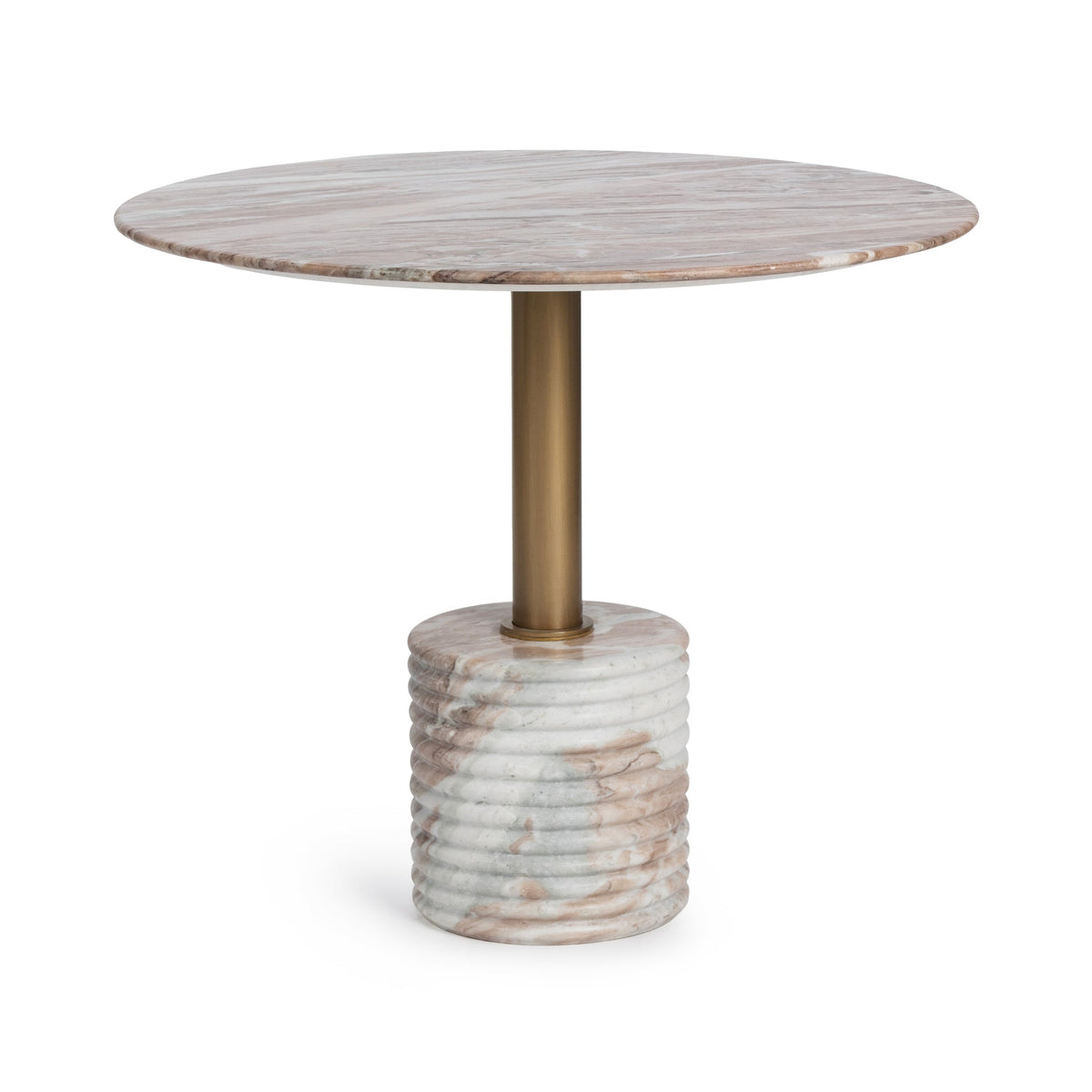 Roma Petal Stone 36" Round Dining Table