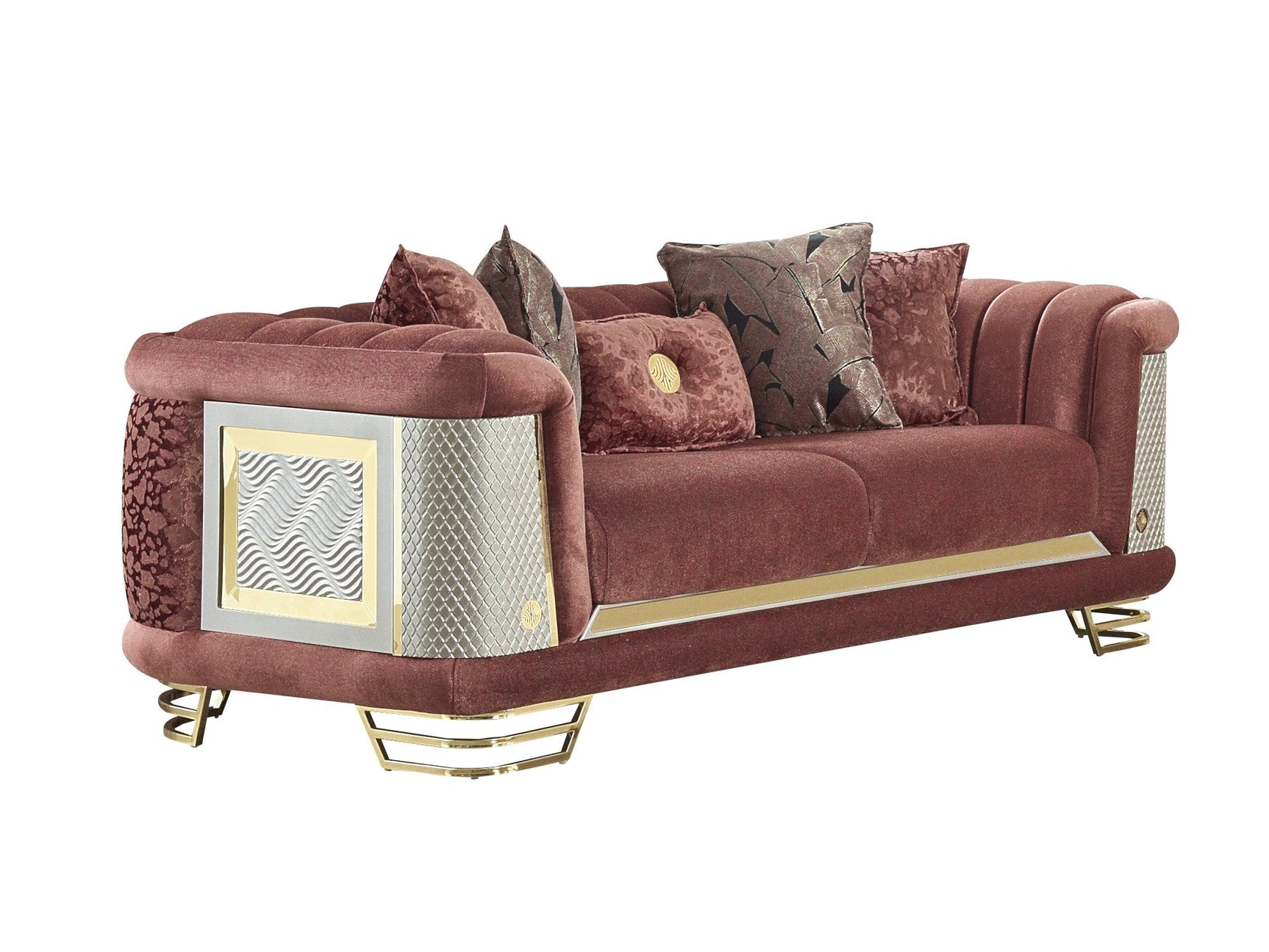 Romans Brick 3-pieces (Sofa & Loveseat & Chair) Living Room Set