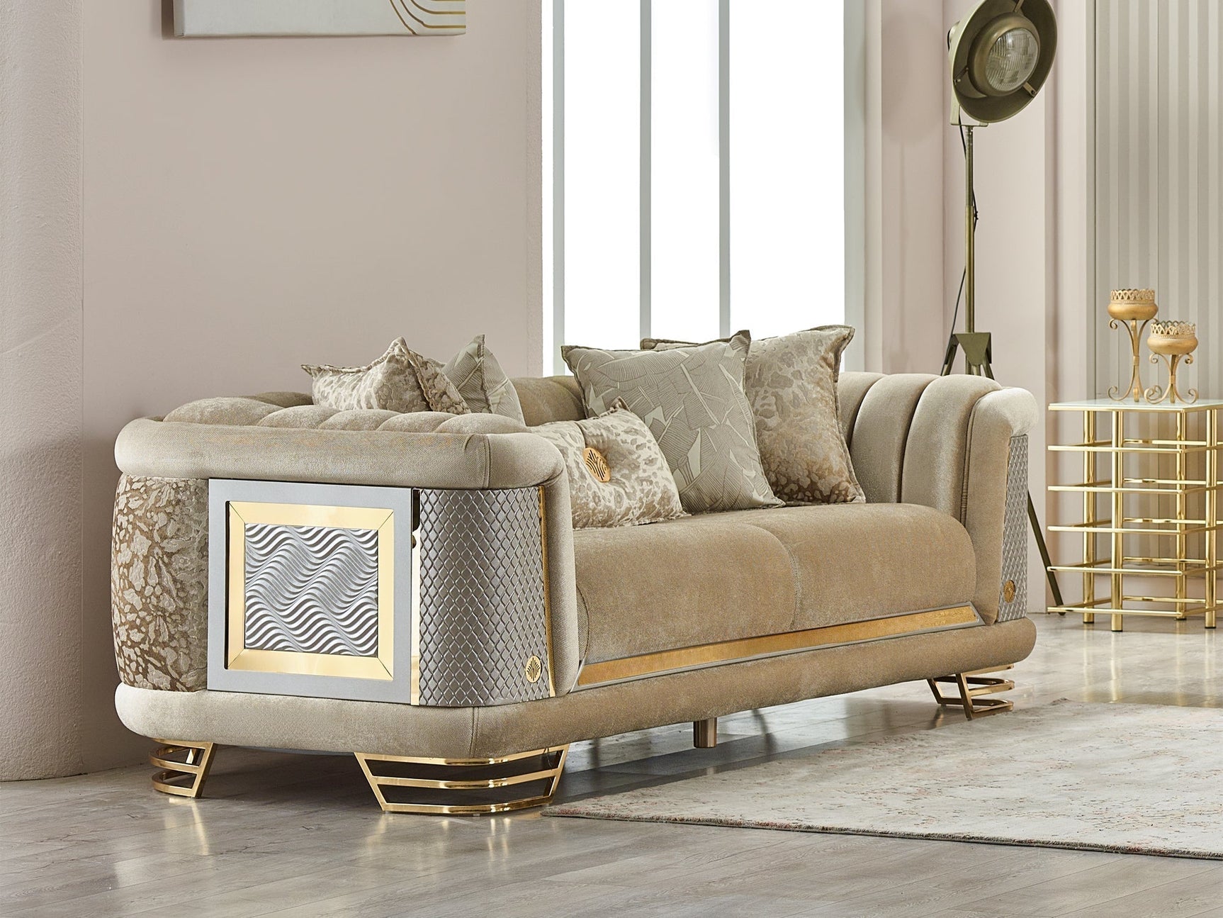 Romans Living Room Set - Ornate Home