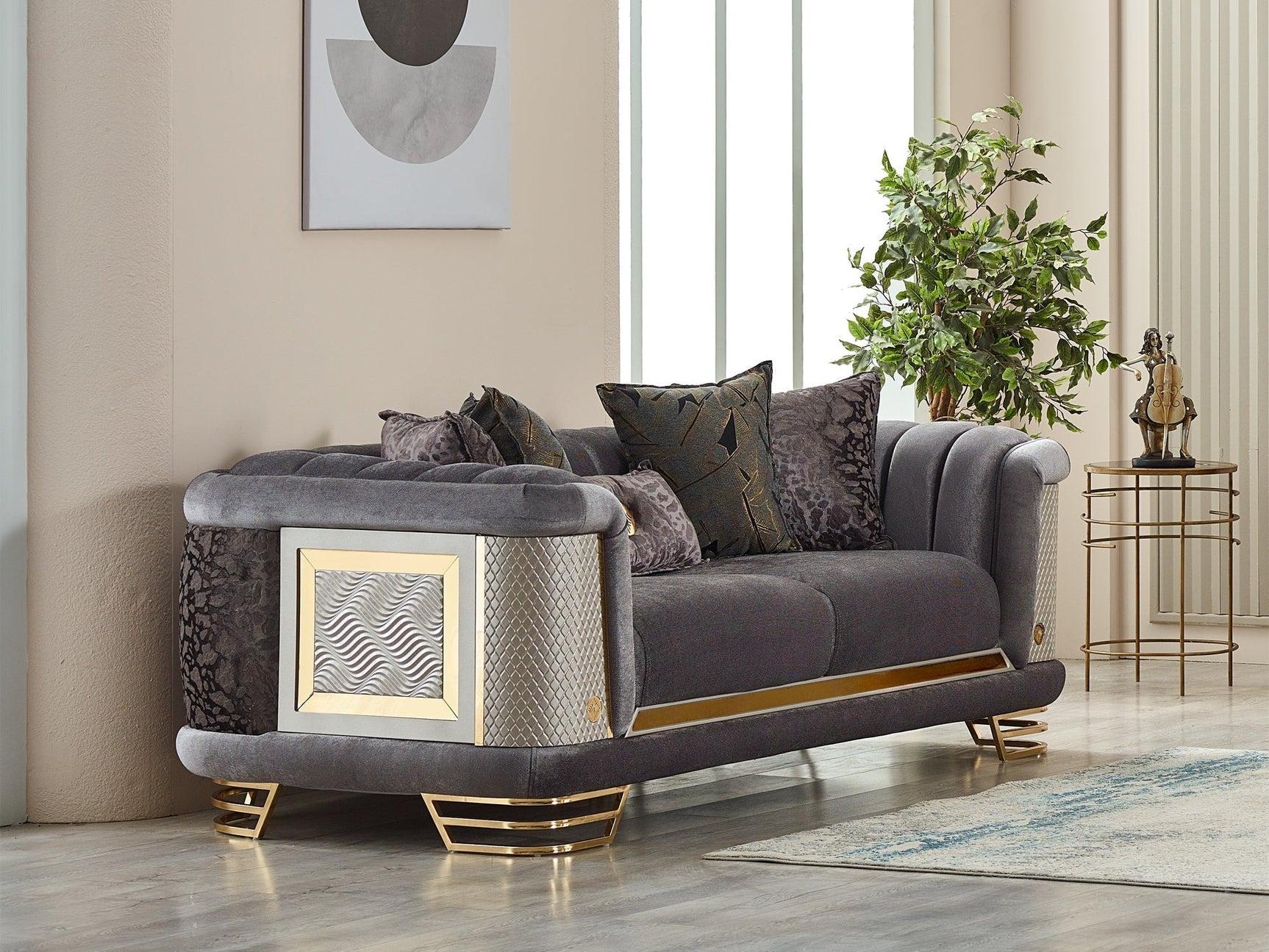 Romans Living Room Set - Ornate Home