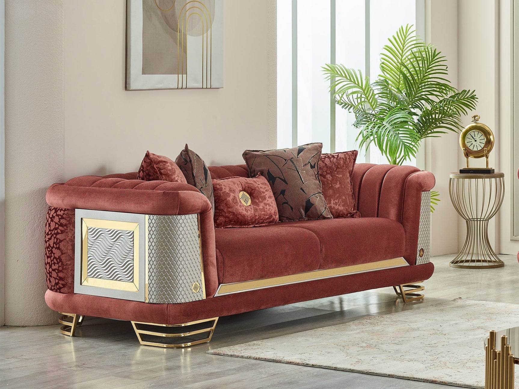 Romans Living Room Set - Ornate Home