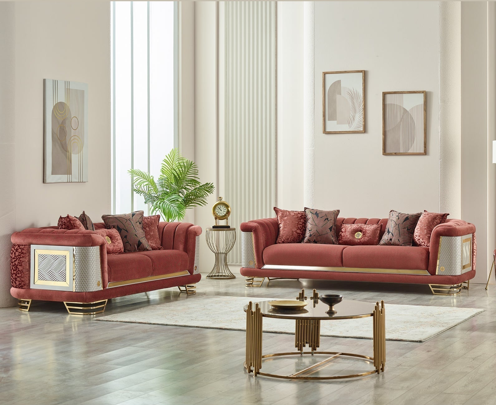 Romans Living Room Set - Ornate Home