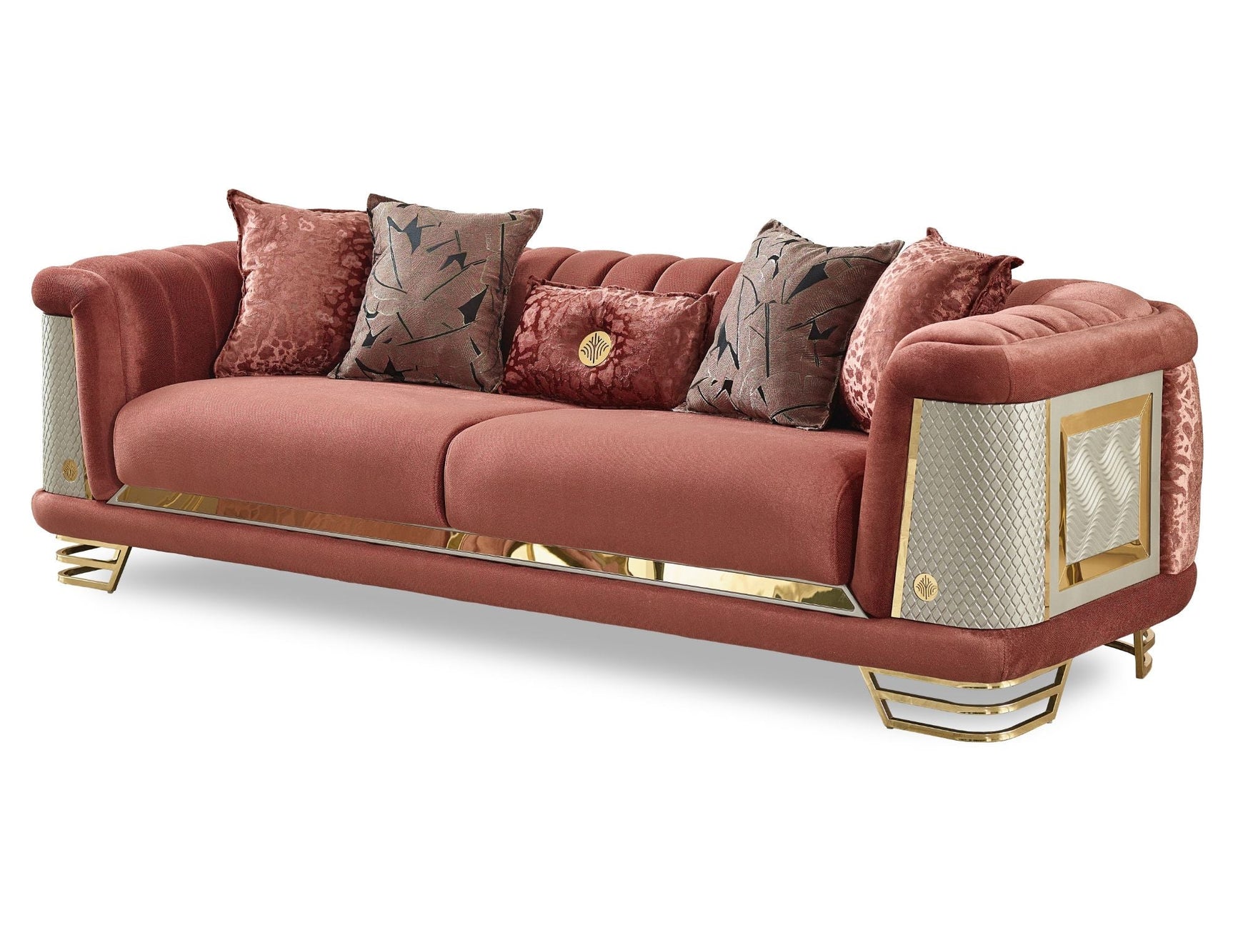 Romans Brick 3-pieces (Sofa & Loveseat & Chair) Living Room Set