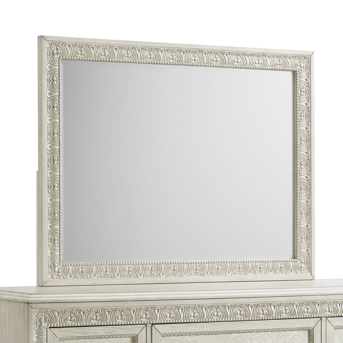 Romilly White 5-Piece Queen Storage Bedroom Set - Ornate Home