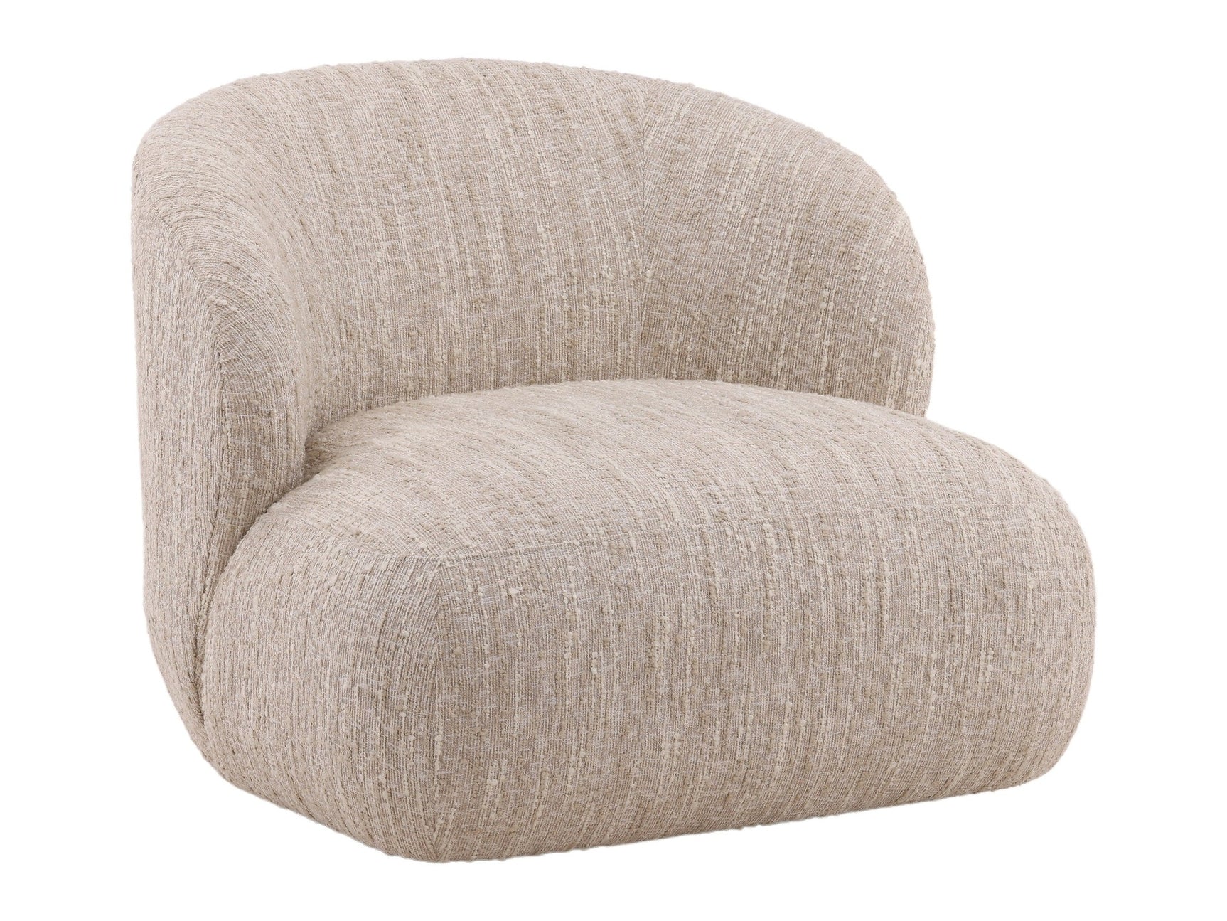 Romy Beige Swivel Chair - Ornate Home