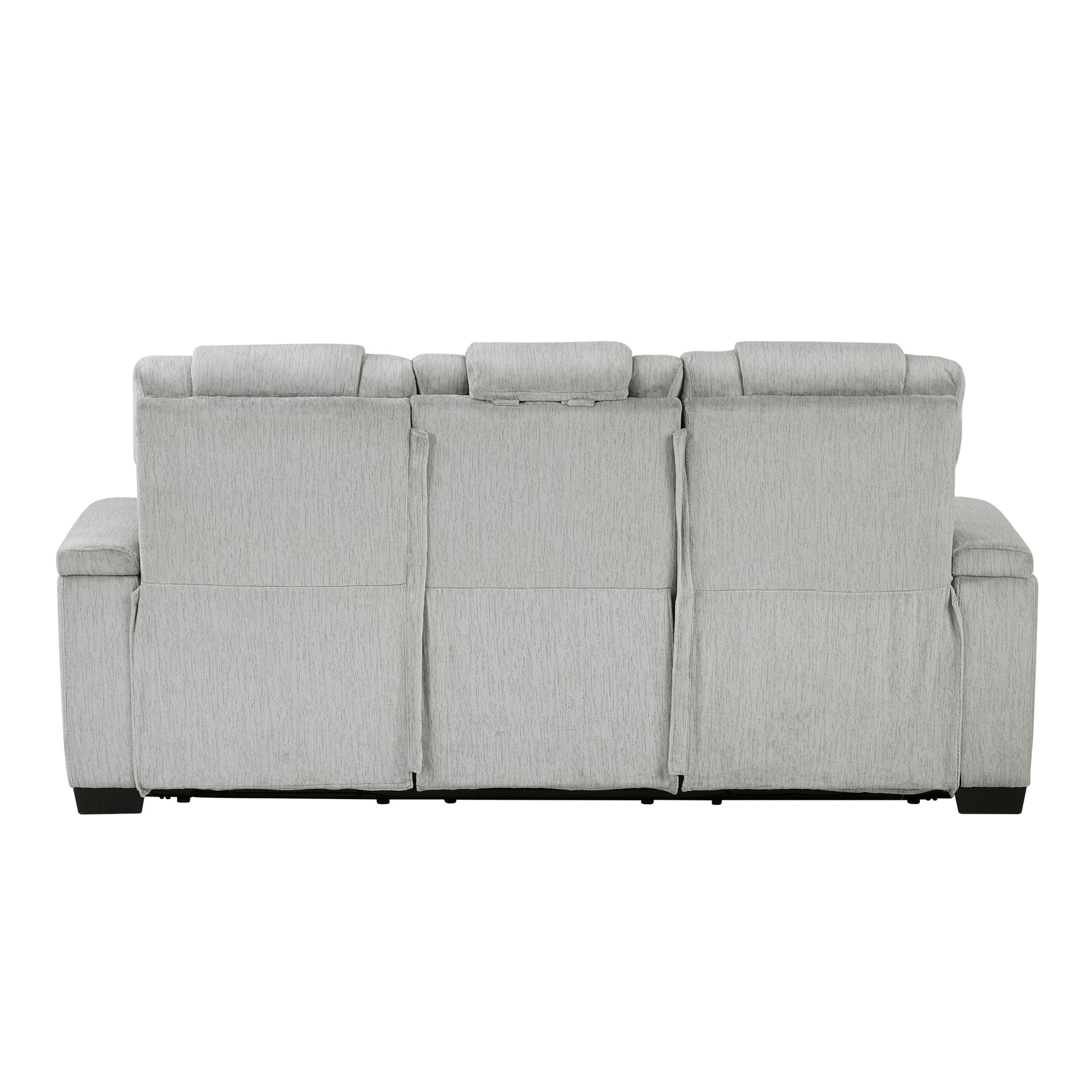 Ronan Light-Gray Double Reclining Sofa - Ornate Home