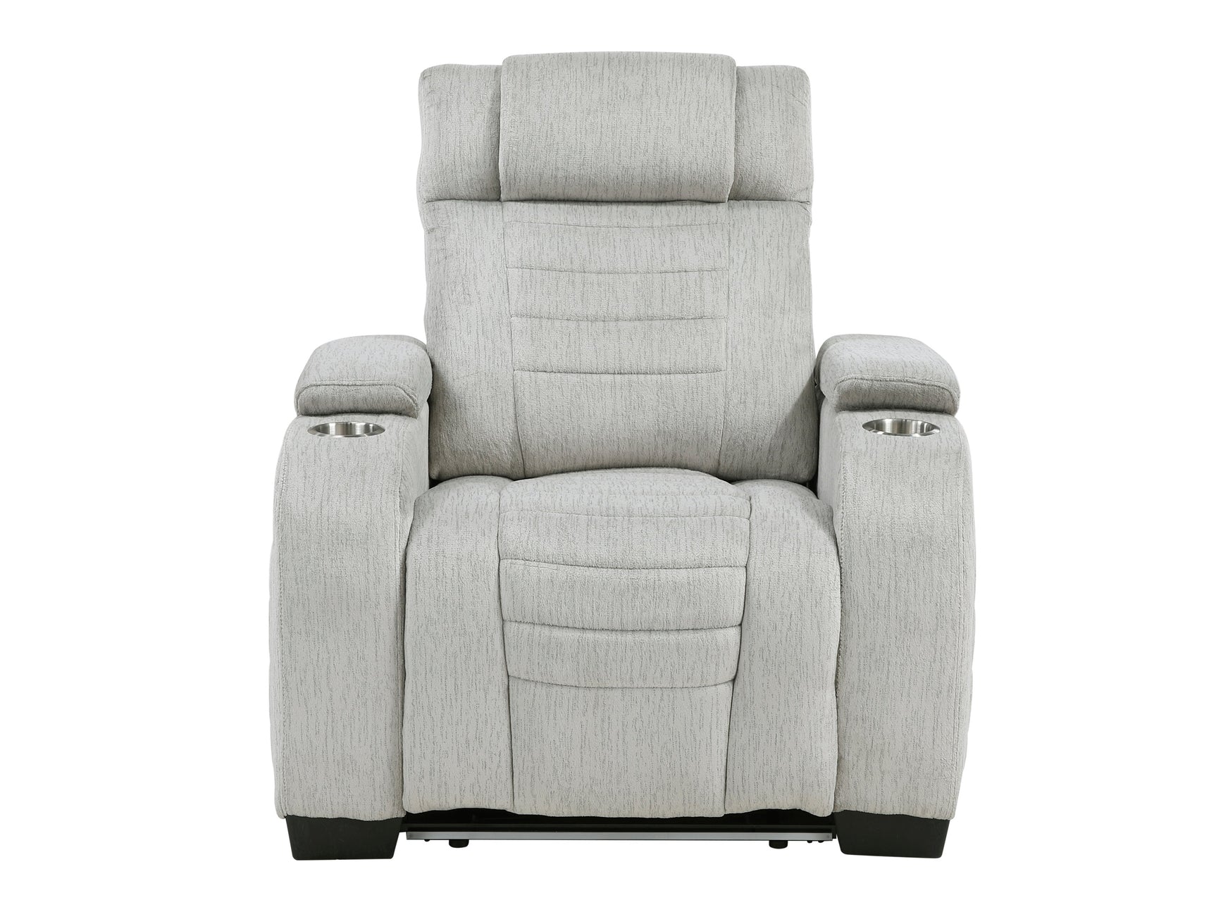 Ronan Light-Gray Reclining Chair - Ornate Home