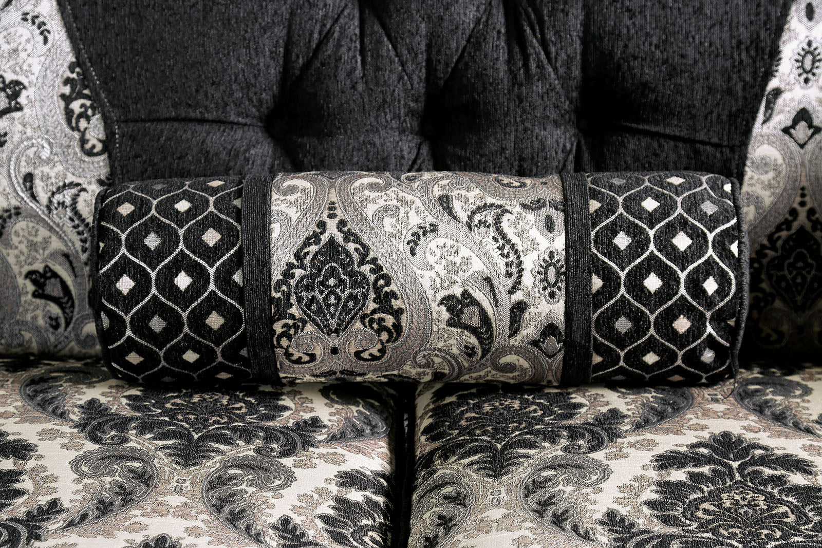 Ronja Black Sofa & Loveseat - Ornate Home