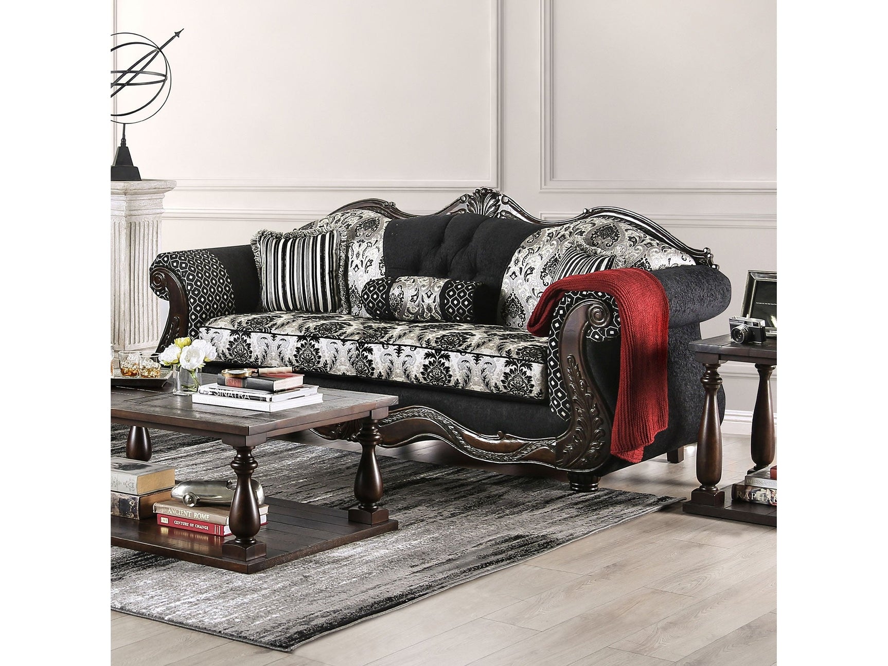 Ronja Black Sofa - Ornate Home