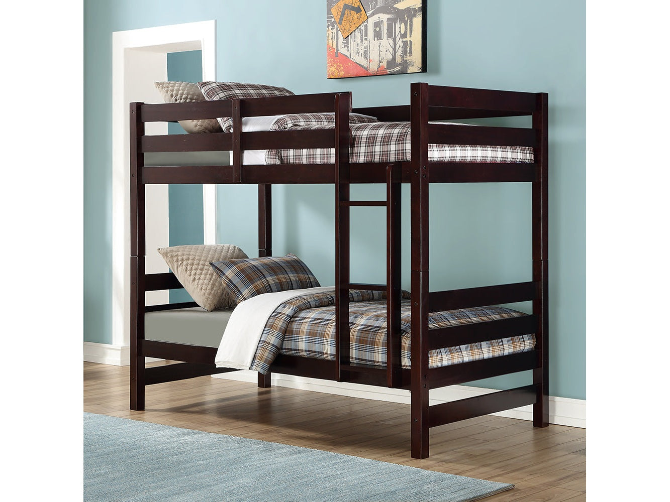 Ronnie Twin/Twin Bunk Bed - Ornate Home