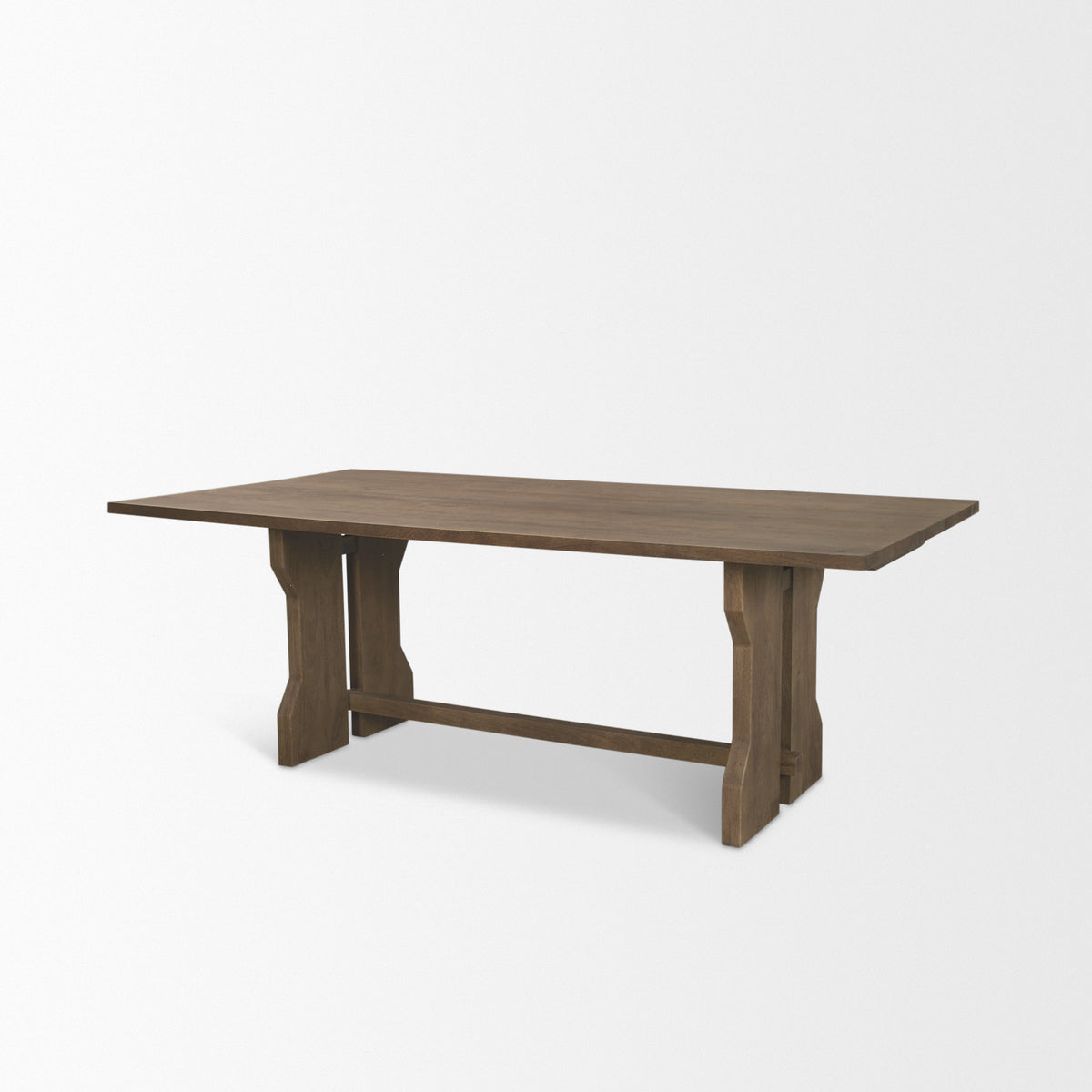 Rooke Brown Rectangular Extendable Dining Table - Ornate Home