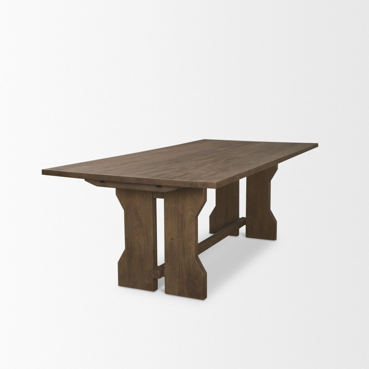 Rooke Brown Rectangular Extendable Dining Table - Ornate Home