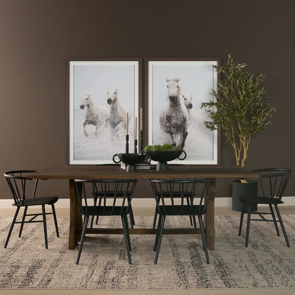 Rooke Brown Rectangular Extendable Dining Table - Ornate Home