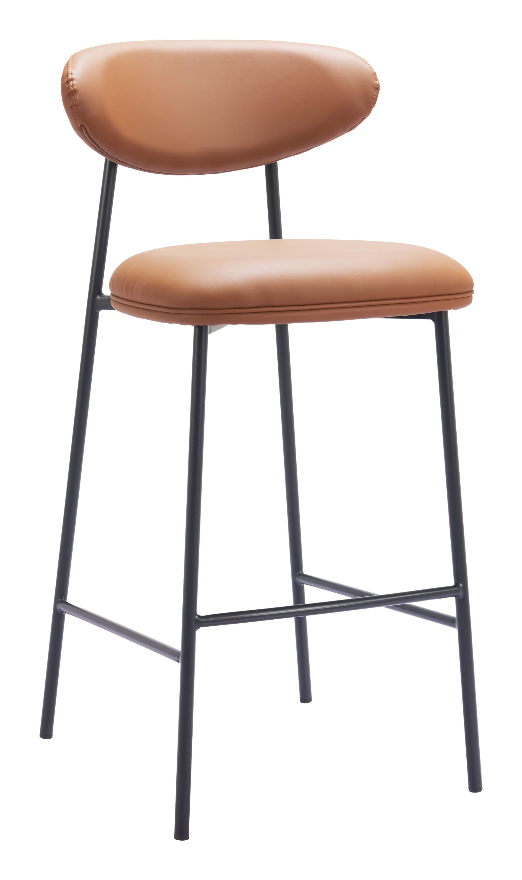 Rorun Brown Barstool (Set of 2) - Ornate Home