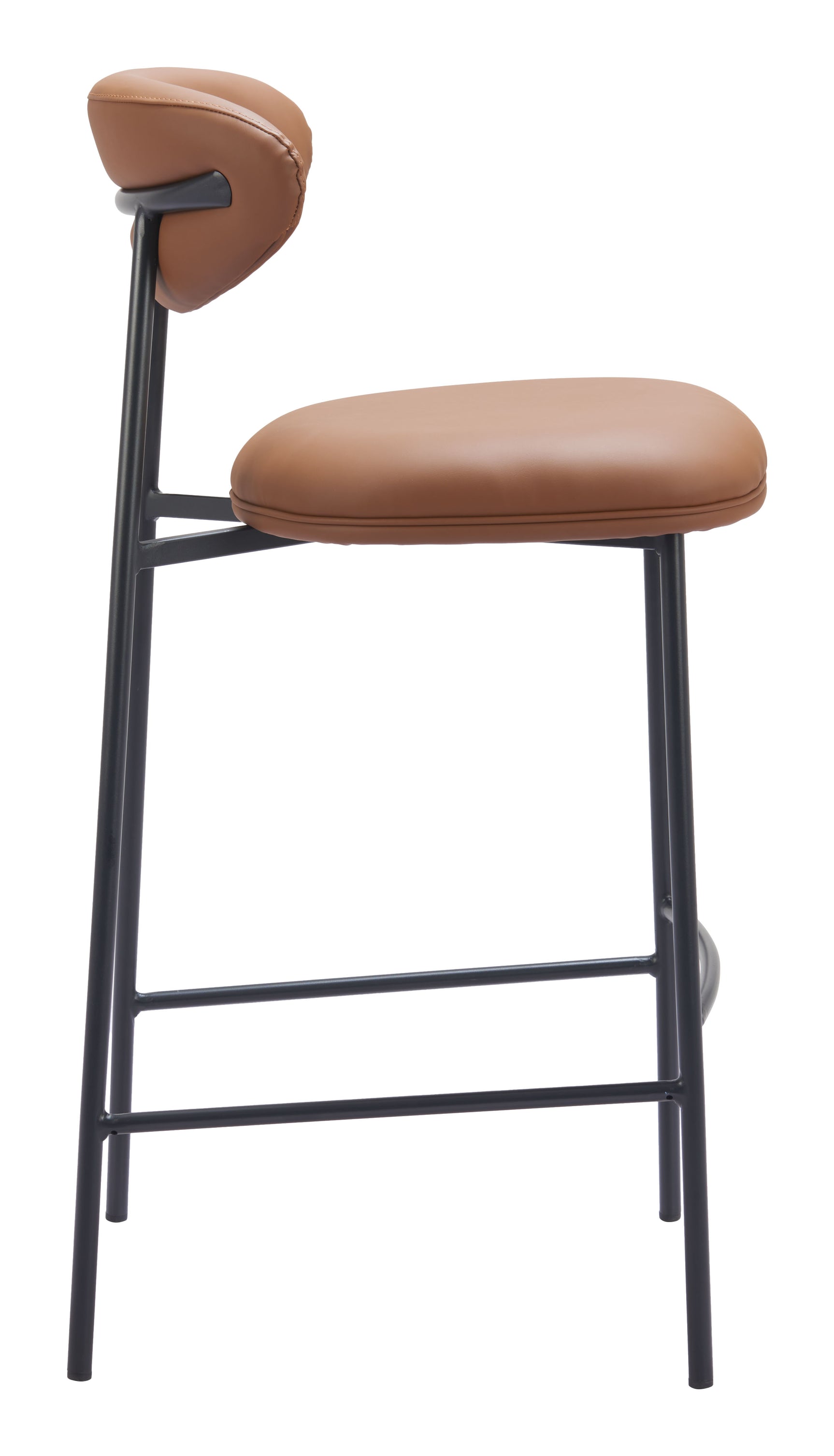 Rorun Brown Barstool (Set of 2) - Ornate Home