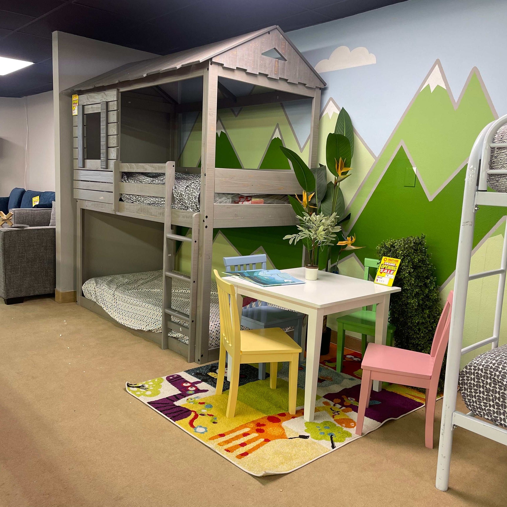 Rory Multi Color Kids Dining Set / 5pc - Ornate Home