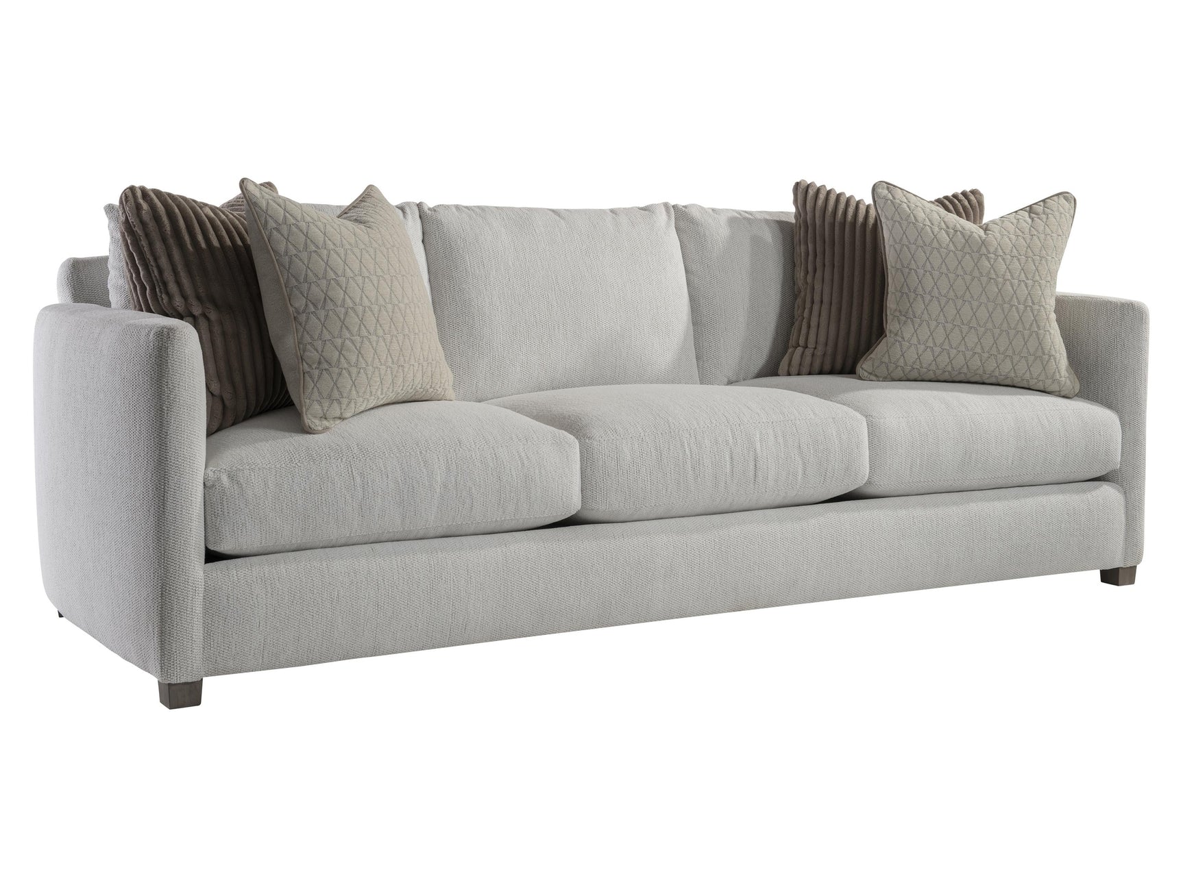 Rory White/Cream Fabric Sofa - Ornate Home