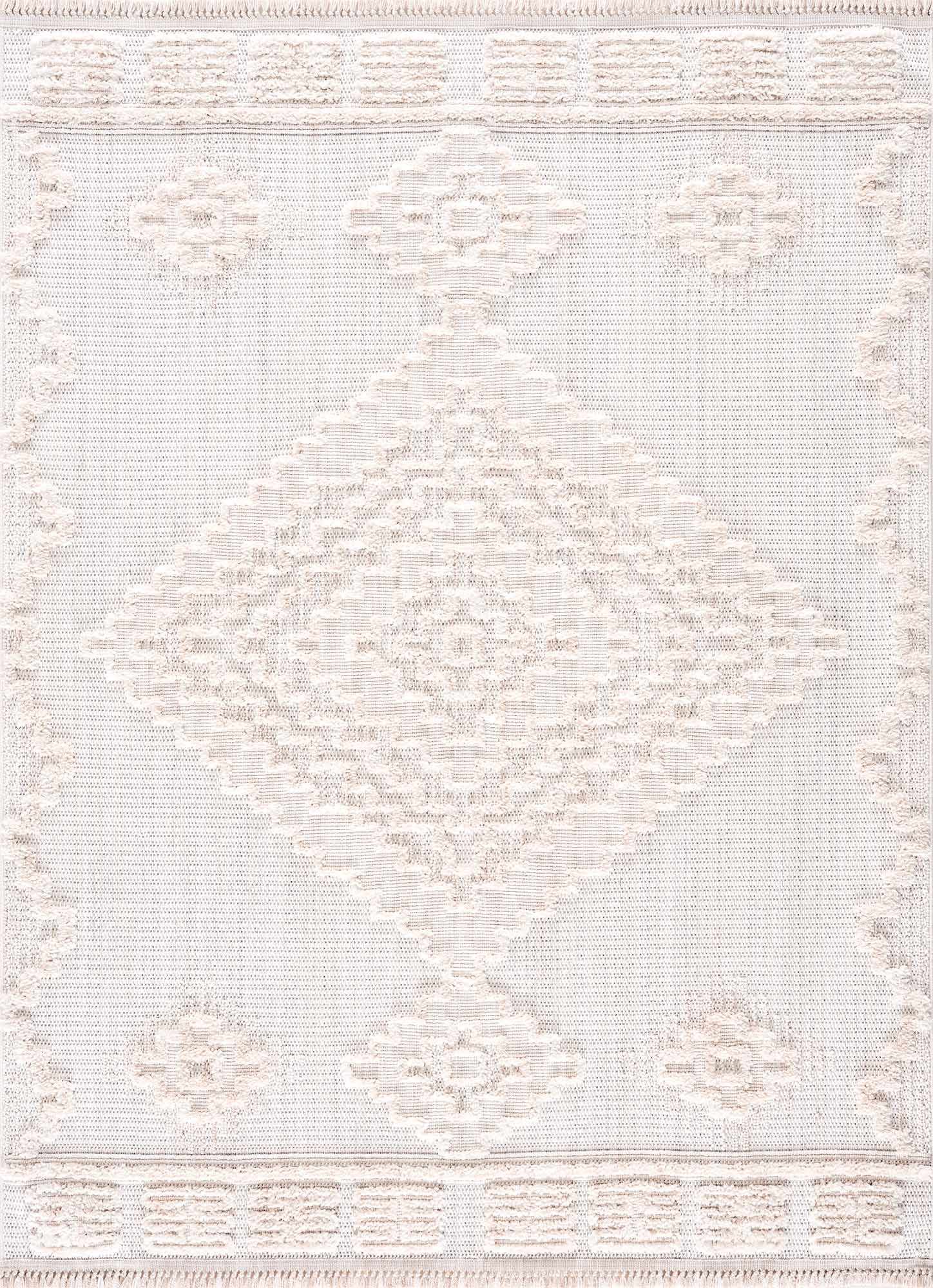 Rosales Cream High&Low Area Rug - Ornate Home