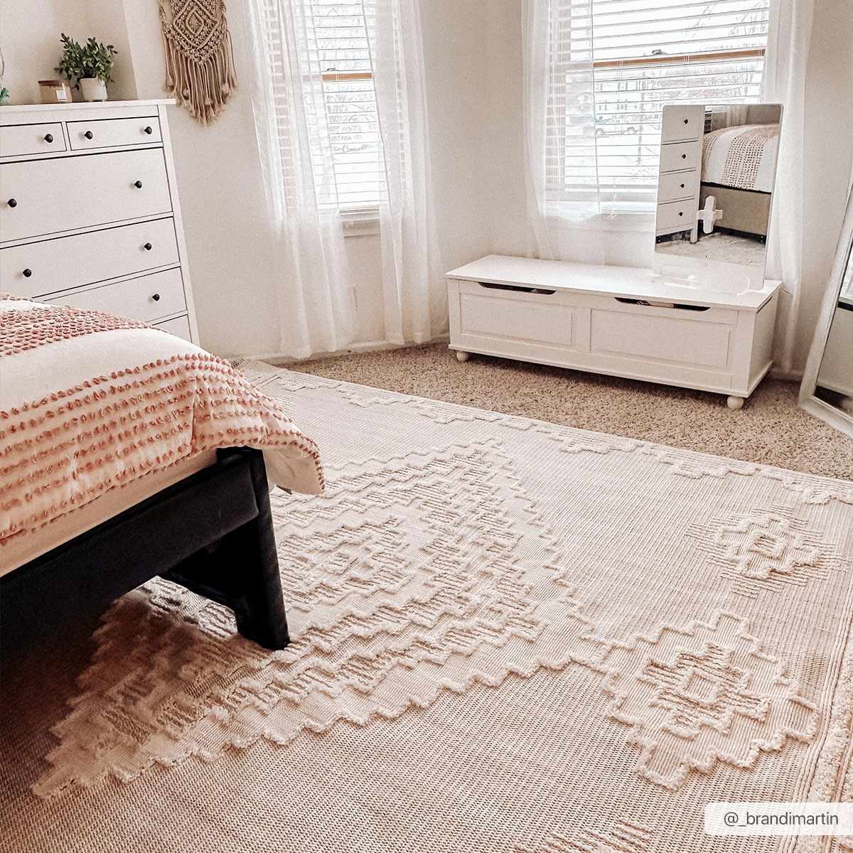 Rosales Cream High&Low Area Rug - Ornate Home