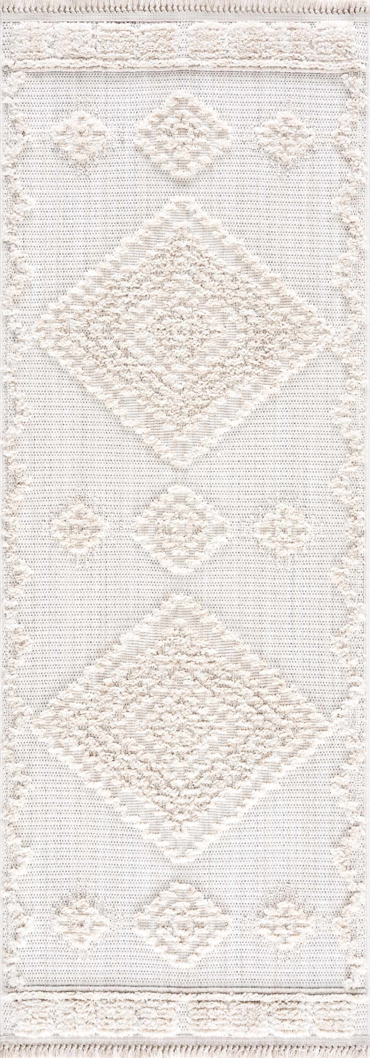 Rosales Cream High&Low Area Rug - Ornate Home